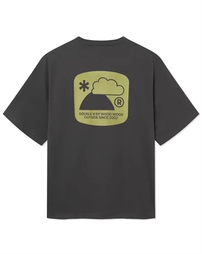 Wood Wood - WWAce Outsider T-Shirt - Pirate Black